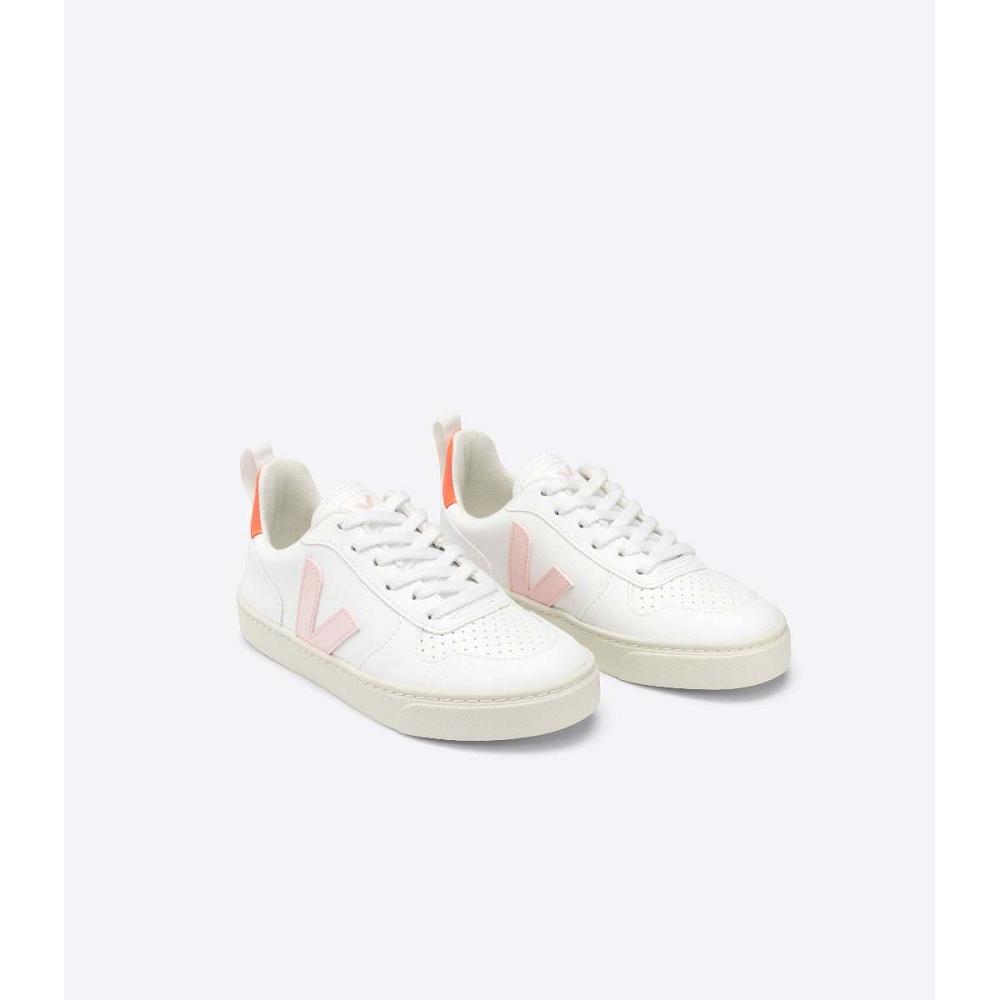 Αθλητικά Παπούτσια παιδικα Veja V-10 LACE CWL White/Orange | GR 850XYU